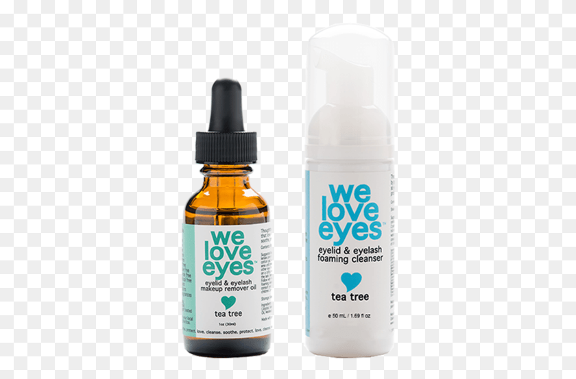 314x493 We Love Eyes Tea Tree Eye Makeup Removal Kit Cleanser, Cosmetics, Bottle, Tin HD PNG Download