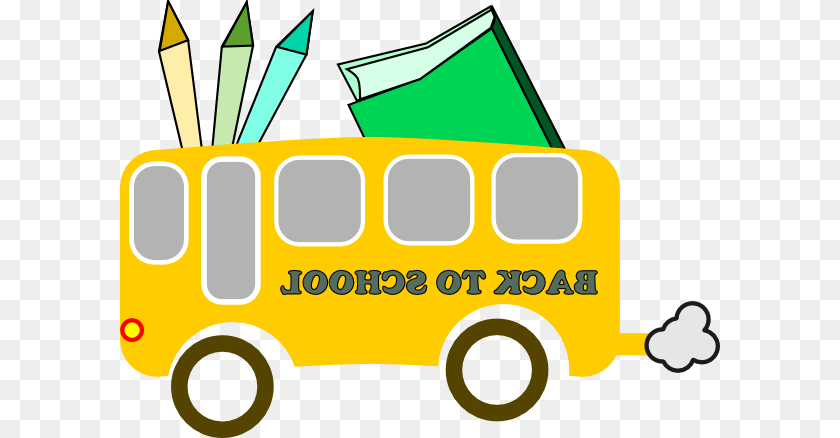 We Miss You Funny Bus, Transportation, Vehicle, School Bus Clipart PNG