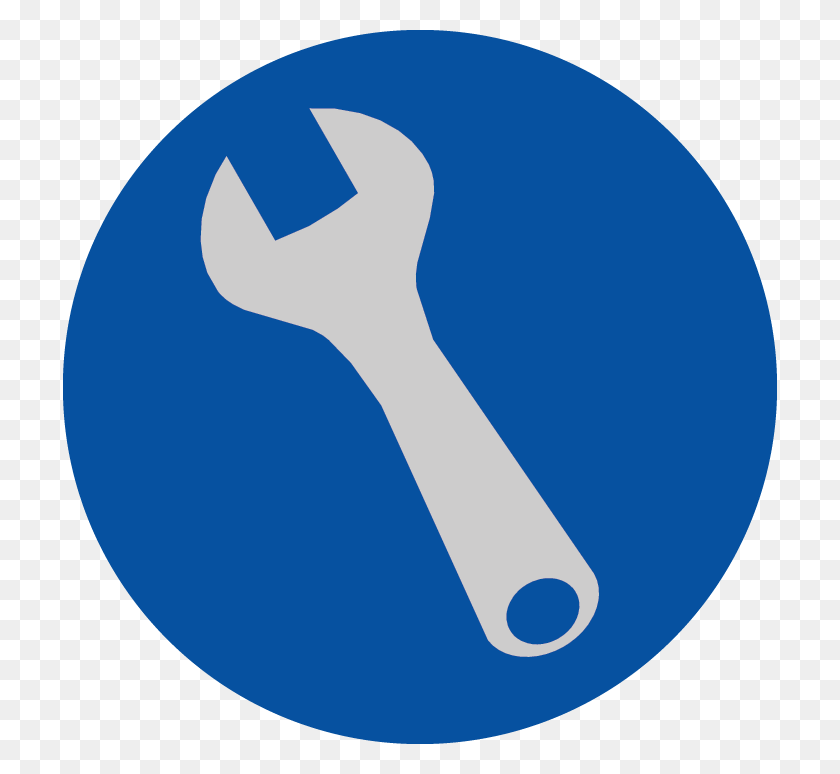 714x714 We Service It All With Ase Certified Technicians From Circle, Hand, Wrench HD PNG Download