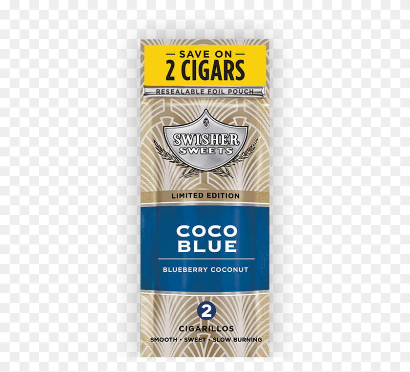 375x701 We Swisher Sweets Coco Blue, Cosmetics, Bottle, Sunscreen HD PNG Download