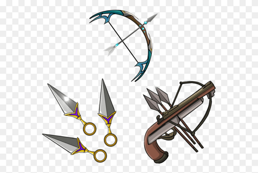 569x503 Weapons T1555953005 Crossbow, Scissors, Blade, Weapon HD PNG Download