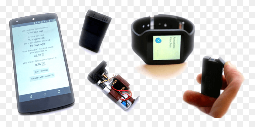 1449x667 Wearable Smoking Detection Iphone, Mobile Phone, Phone, Electronics Descargar Hd Png