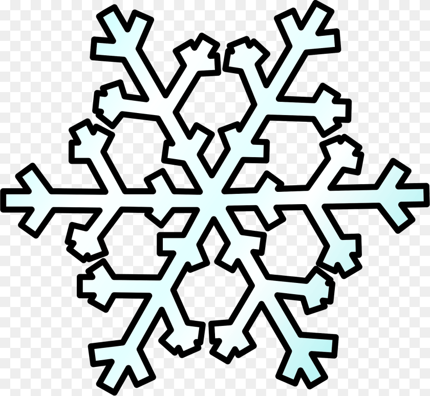 Weather Clipart, Nature, Outdoors, Snow, Snowflake Sticker PNG