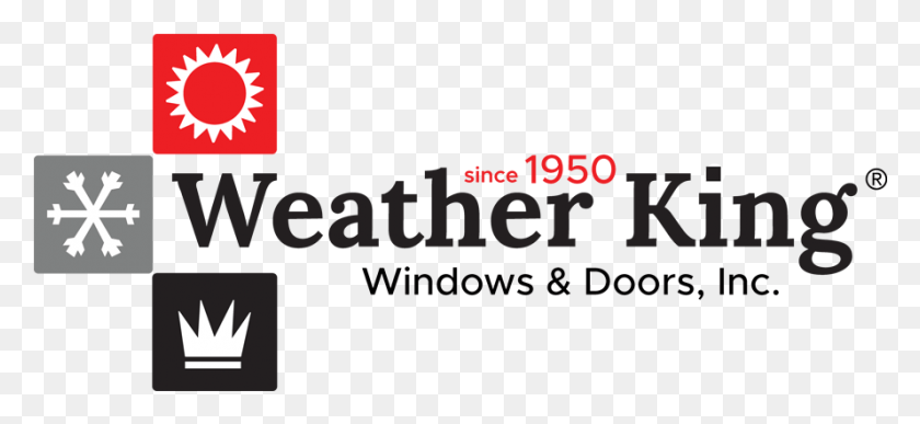 889x373 Descargar El Tiempo King Windows And Doors Weather King Logotipo, Texto, Alfabeto, Símbolo Hd Png
