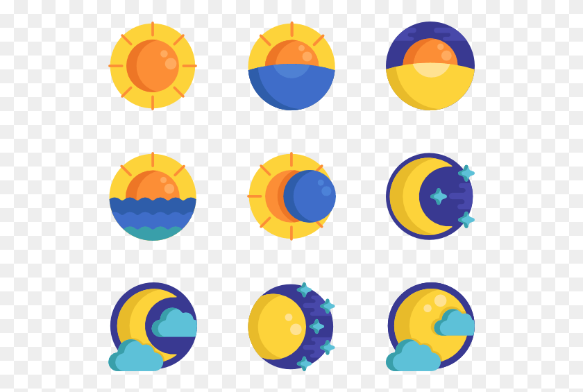 529x505 Weather Moon Icons, Light, Lighting, Traffic Light HD PNG Download