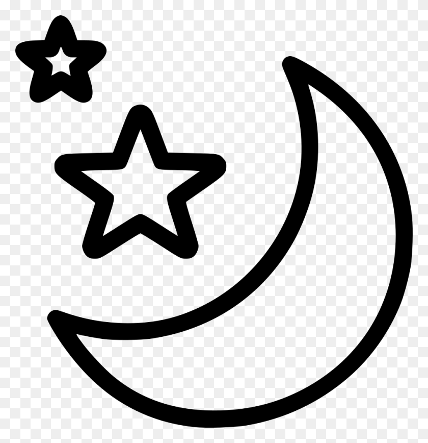 946x980 Weather Moon Night Stars Sleep Screensaver Stand By Lil Peep Transparent Face Tattoos, Symbol, Star Symbol, Stencil HD PNG Download