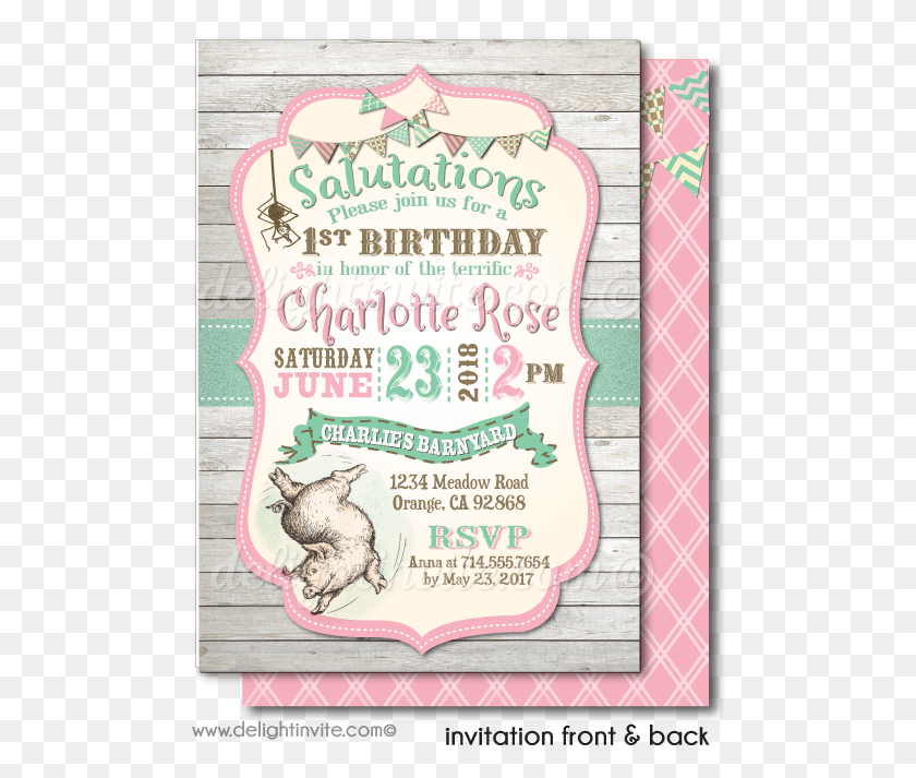 491x653 Web 1st Birthday Invitations Poster, Label, Text, Advertisement HD PNG Download