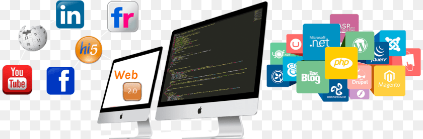 Web 20 Design And Development, Computer, Computer Hardware, Electronics, Hardware Sticker PNG