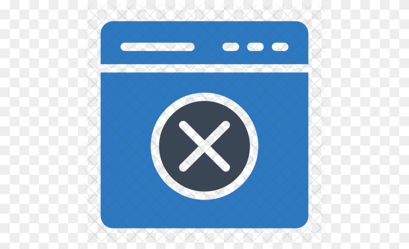 Web Cancel Icon Icon, Device Sticker PNG