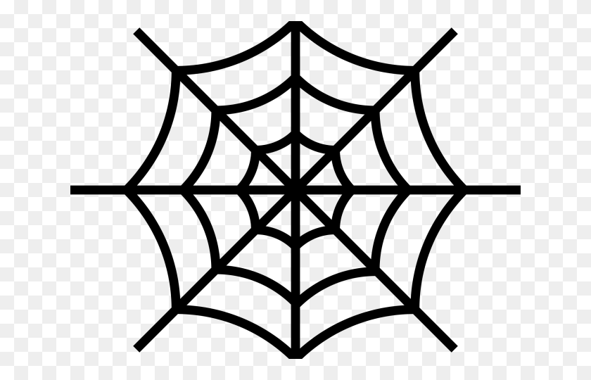 640x480 Web Clipart Cobweb Simple Spider Web Clipart, Gray, World Of Warcraft HD PNG Download