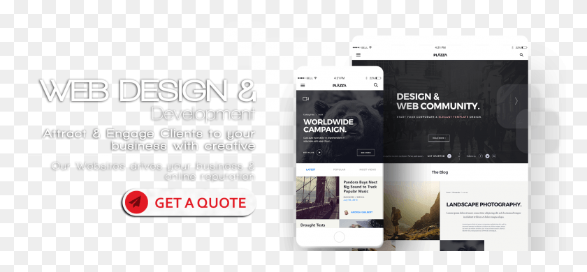 1901x806 Web Design And Development Services Online Advertising, Text, Poster, Advertisement HD PNG Download
