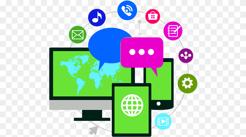 Web Development And Social Media, Network Transparent PNG