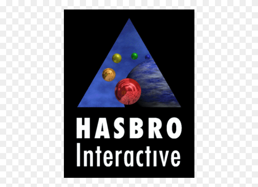 426x551 Descargar Png Web Hasbro Interactive, Triángulo, Esfera, Texto Hd Png