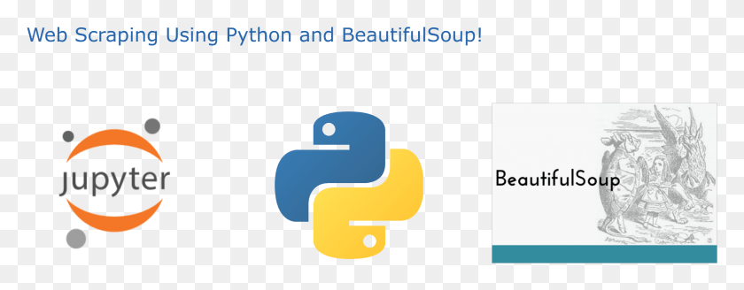 2197x757 Web Scraping Using Python And Beautifulsoup Python Jupyter Notebook Logo, Number, Symbol, Text HD PNG Download