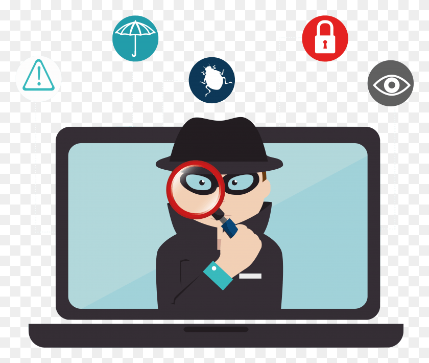 4617x3852 Web Security Kid Detectives, Monitor, Screen, Electronics HD PNG Download