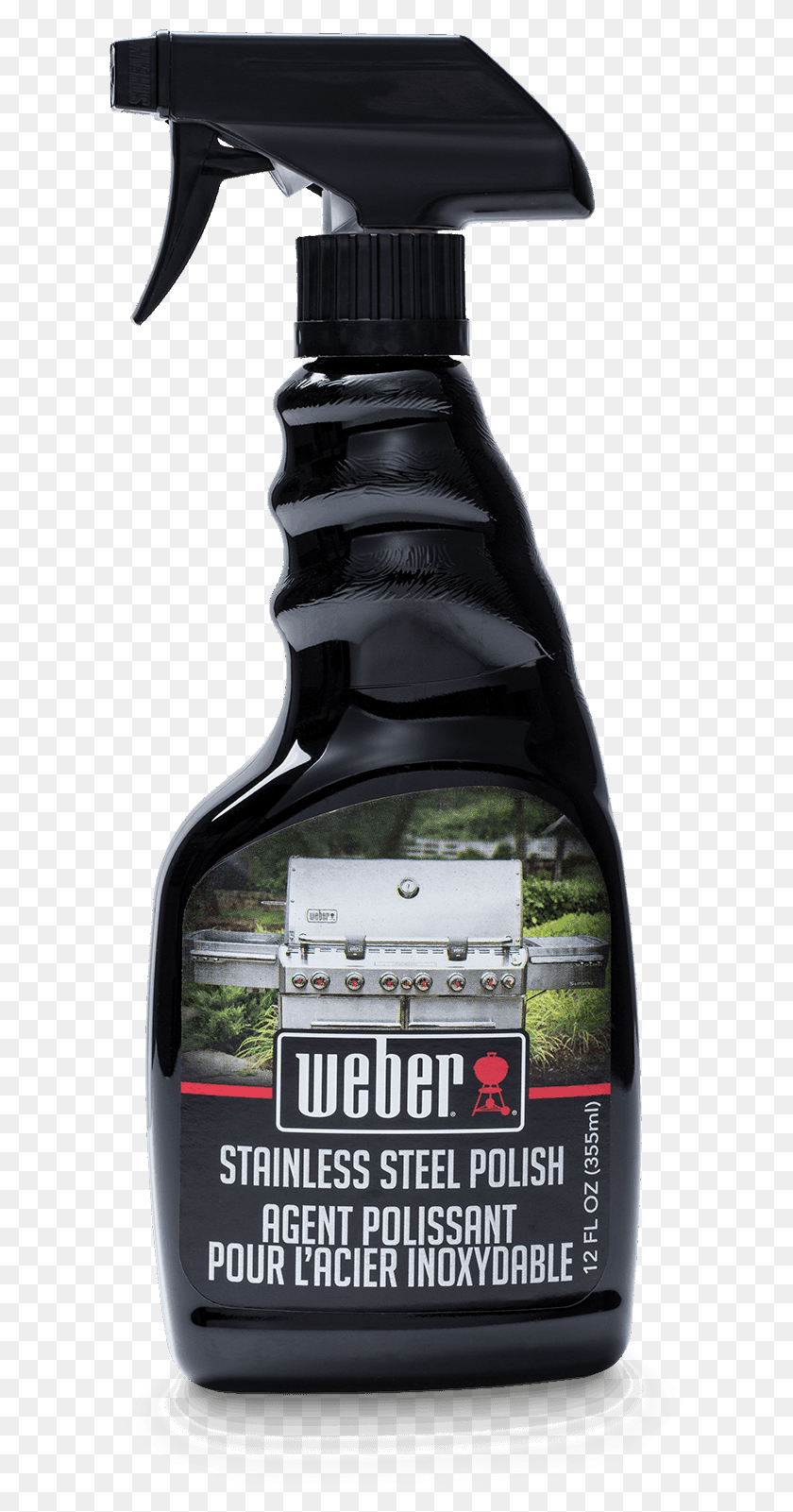 610x1541 Weber Stainless Steel Polish Bottle, Appliance, Electronics, Jar HD PNG Download