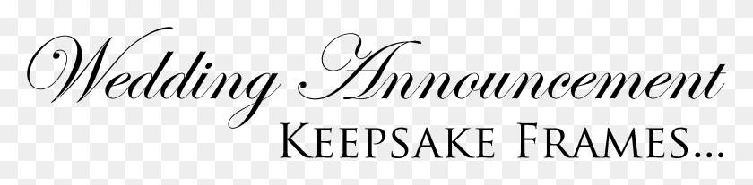2776x526 Website Titles Keepsake Frames Exclusively Weddings, Text, Alphabet, Logo HD PNG Download
