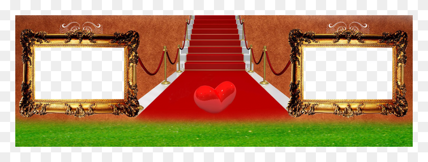 1600x533 Wedding Album Heart, Red Carpet, Premiere, Fashion HD PNG Download
