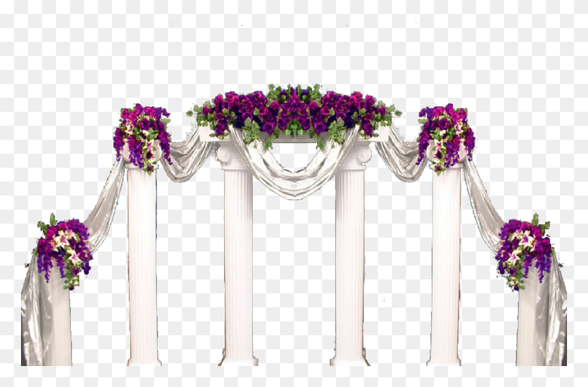 900x570 Wedding Arch Flowers, Plant, Architecture, Building HD PNG Download