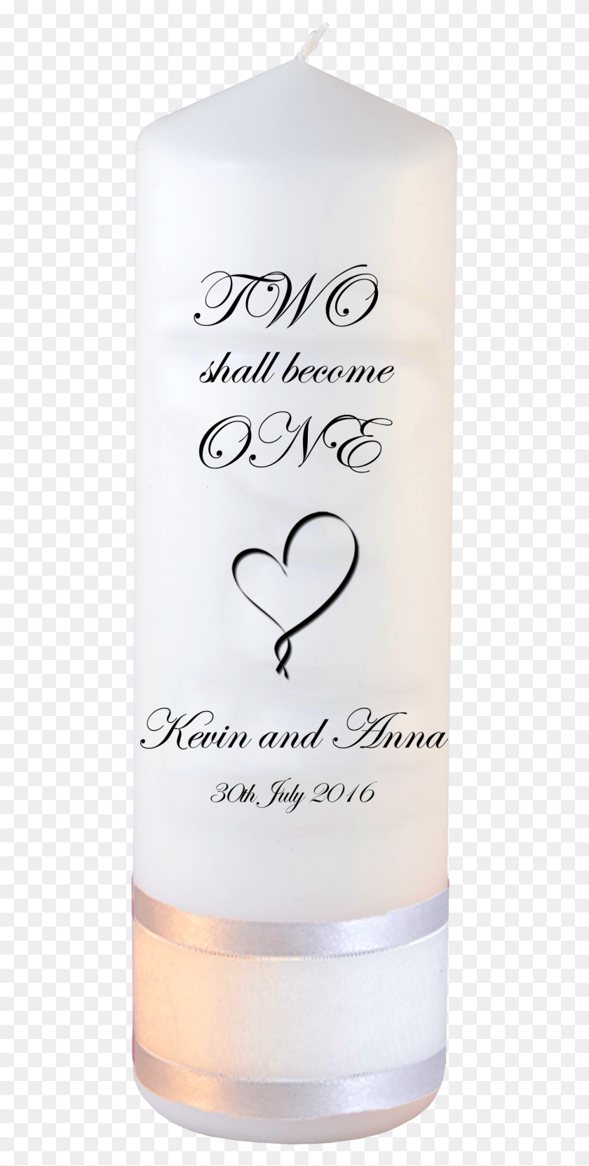469x1601 Wedding Candle Inscription Font 2 Heart Heart, Text, Calligraphy, Handwriting HD PNG Download