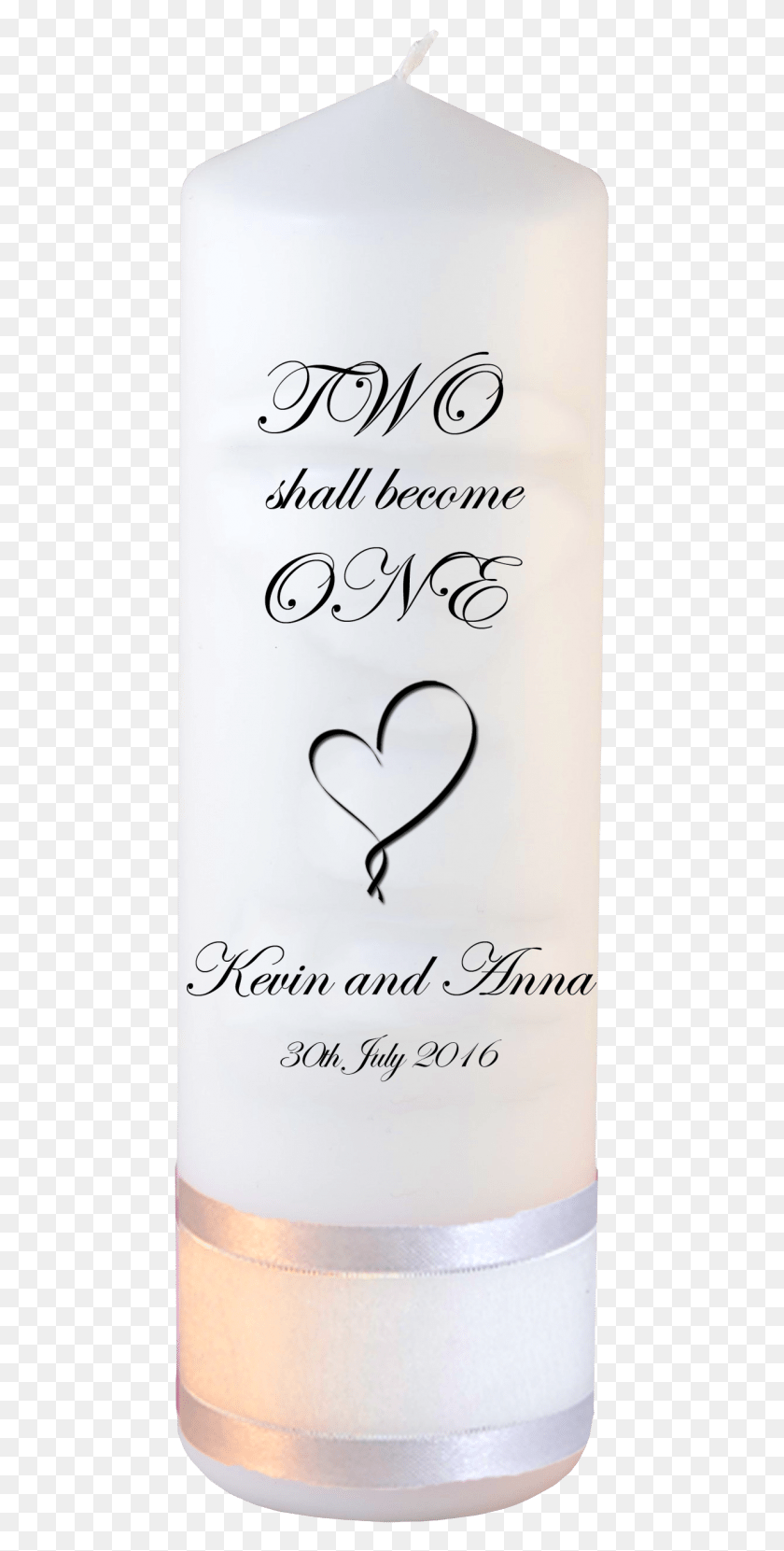 469x1601 Descargar Png Vela De Boda Inscripción Fuente 2 Corazón Corazón, Texto, Caligrafía, Escritura A Mano Hd Png