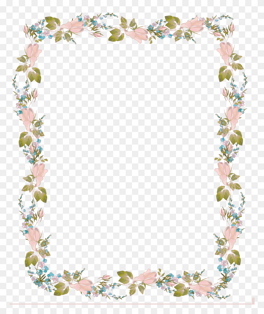 3663x4410 Wedding Clip Art Flowers Design Transprent Flower Wedding Card Border Design, Architecture, Building, Plant HD PNG Download