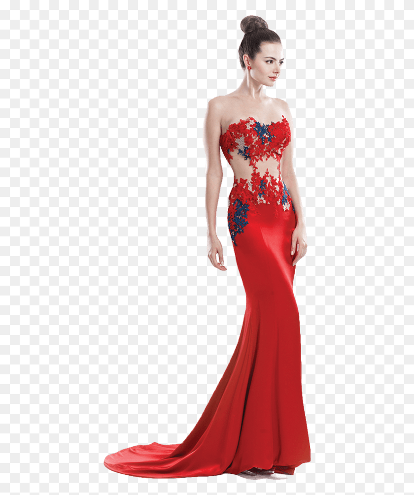 423x945 Wedding Collection Ann Teoh Gowns, Dress, Clothing, Apparel HD PNG Download