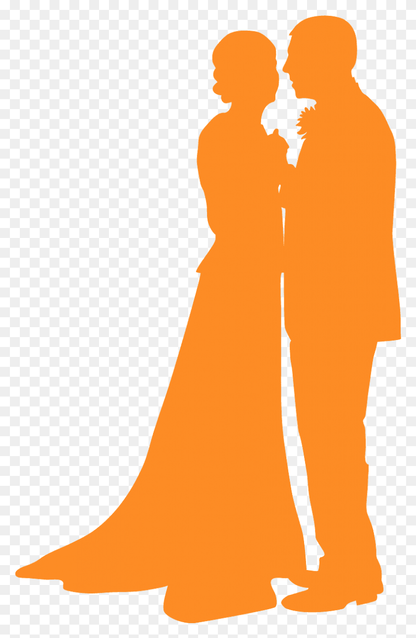 808x1272 Wedding Couple Silhouette Dancing, Clothing, Apparel, Coat Descargar Hd Png