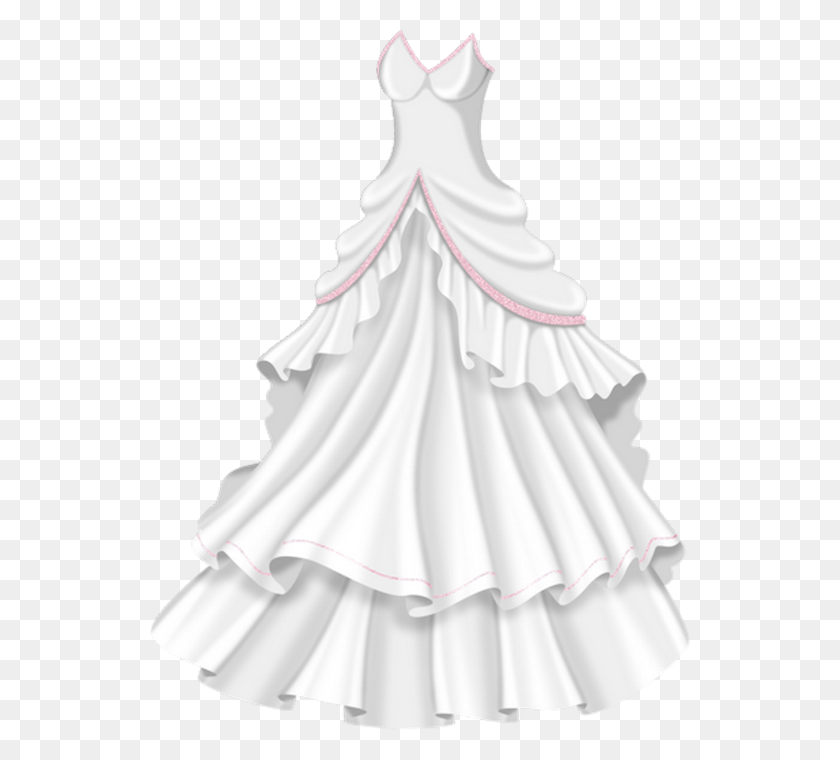 540x700 Свадебное Платье, Одежда, Одежда, Свадебное Платье Png Скачать