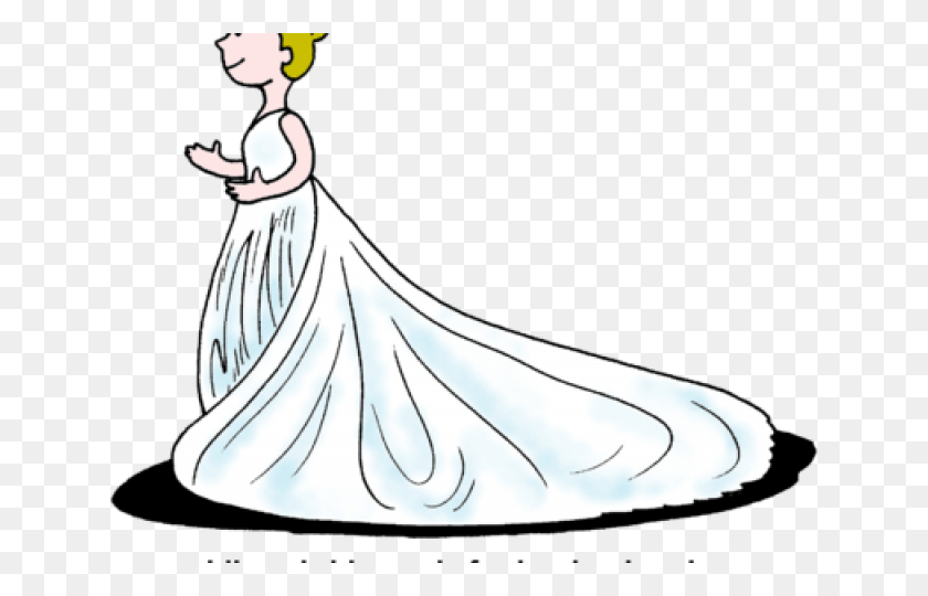 640x480 Wedding Dress Clipart Artwork Illustration, Clothing, Apparel, Performer HD PNG Download