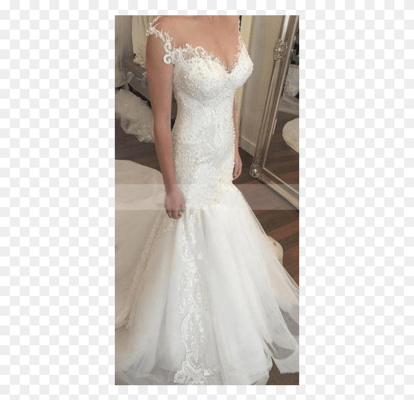 375x751 Свадебные Платья Белые Свадебные Платья 2019 Свадебные Свадебные Платья С Жемчугом, Одежда, Одежда, Свадебное Платье Png Скачать