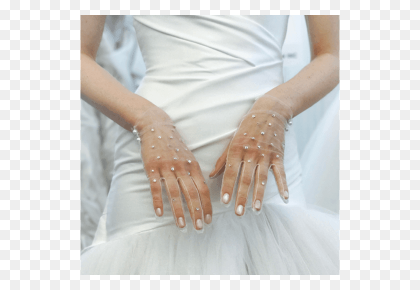 518x520 Wedding Mani Look Wedding Nails, Evening Dress, Robe, Gown HD PNG Download