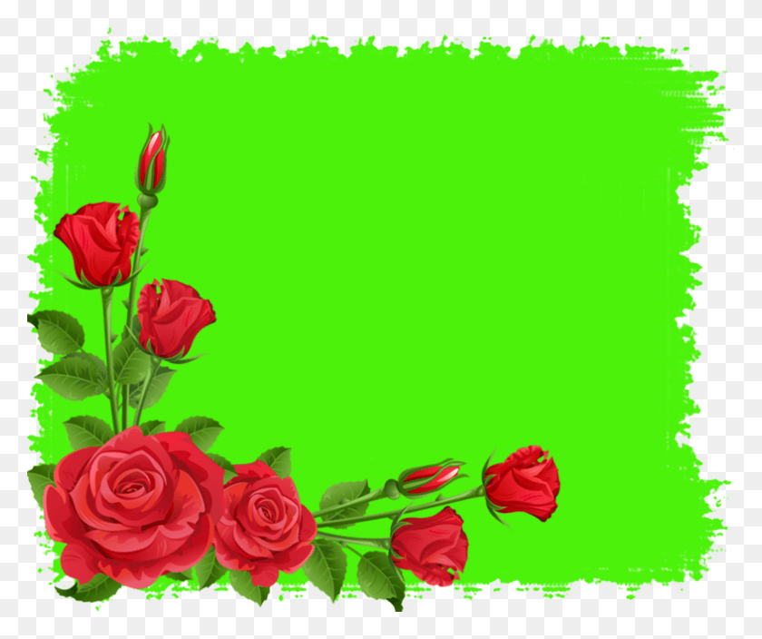 786x649 Свадебная Фоторамка С Прозрачным Фоном Розы, Графика, Цветочный Дизайн Hd Png Скачать