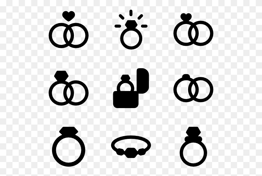 529x505 Wedding Ring Wedding Rings Icon, Gray, World Of Warcraft HD PNG Download