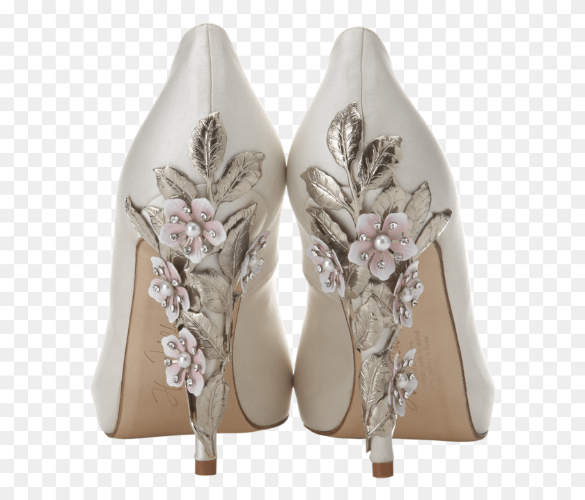 586x659 Wedding Shoes Detailed Wedding Shoes, Clothing, Apparel, Footwear HD PNG Download