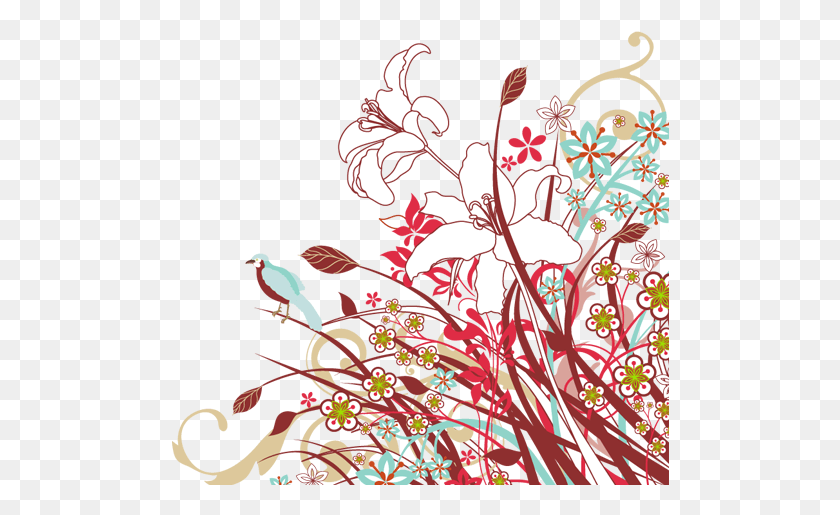 498x455 Wedding Stationary Parallel, Graphics, Floral Design HD PNG Download