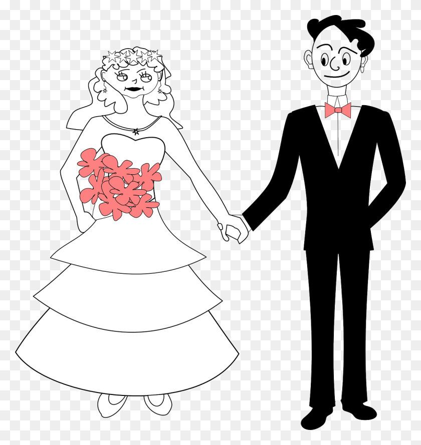 1203x1280 Wedding Wedding Bride Groom Holding Hands Animasi Pengantin Laki Laki, Person, Human, Hand HD PNG Download