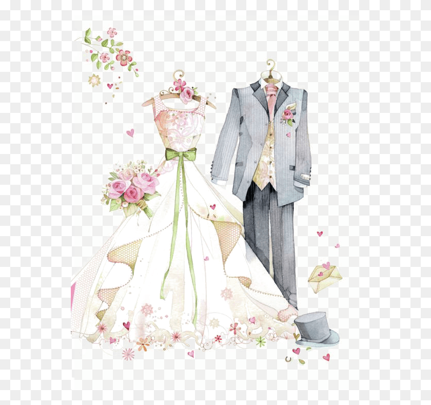 564x729 Wedding Wife Marriage Husband, Clothing, Robe, Fashion HD PNG Download