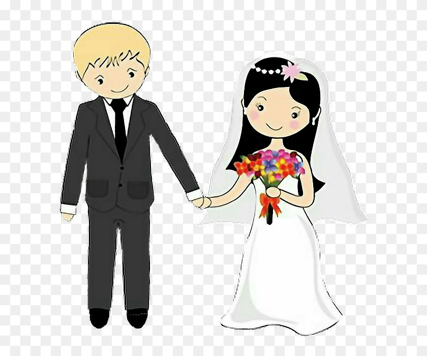 620x640 Weddingrings Justmarried Bride Wedding Love Flower Bouquet Vector, Person, Human, Hand HD PNG Download