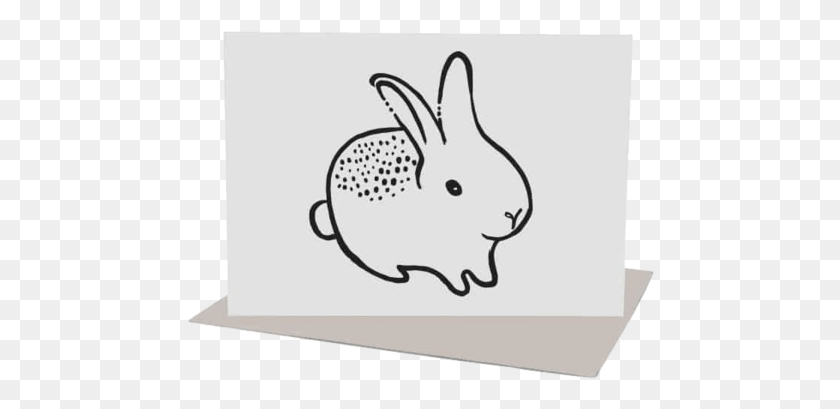468x349 Wee Gallery Baby Bunny Поздравительная Открытка Домашний Кролик, Грызун, Млекопитающее, Животное Hd Png Скачать