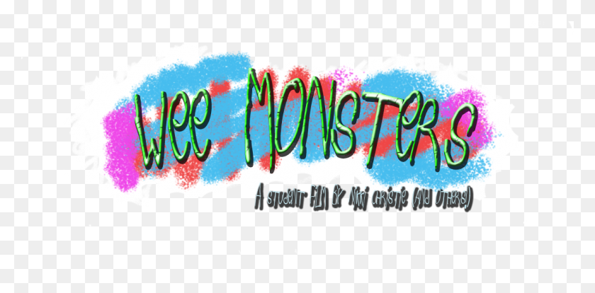 1100x500 Wee Monsters Calligraphy, Text, Handwriting, Alphabet HD PNG Download