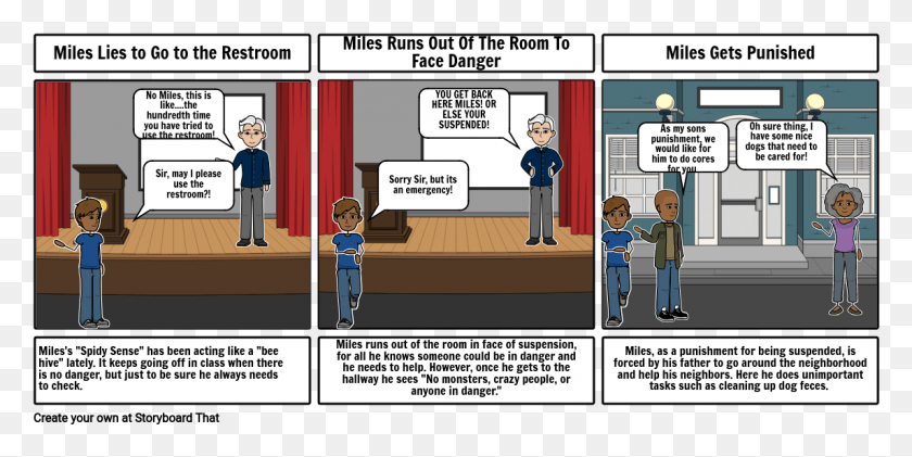 1145x531 Week 1 Miles Morales Spider Man Cartoon, Comics, Book, Text HD PNG Download