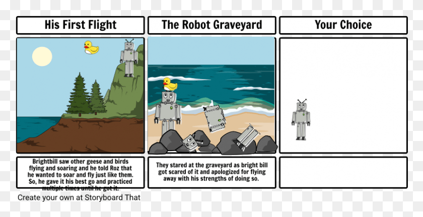 803x382 Week 4 The Wild Robot Illustration The Wild Robot, Text, Comics, Book HD PNG Download
