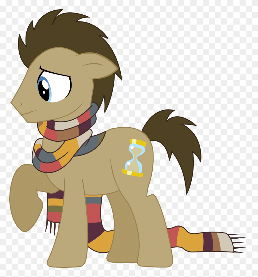 2686x2903 Weeping Angel Facepalm Doctor Whooves With Scarf, Animal, Mammal, Pet Descargar Hd Png