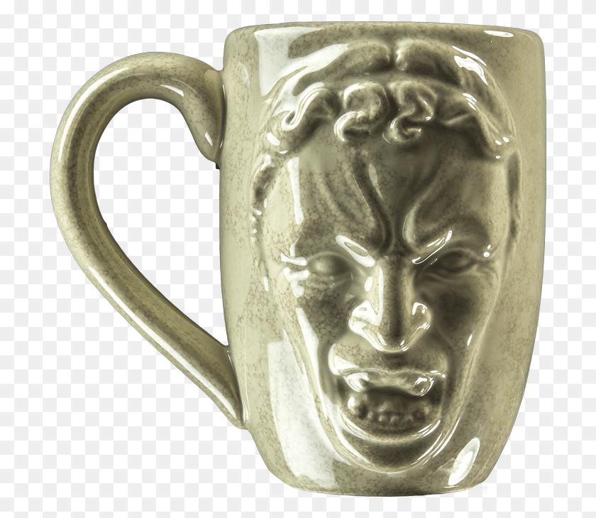 700x669 Weeping Angel Moulded Mug Mug, Jug, Stein, Figurine HD PNG Download