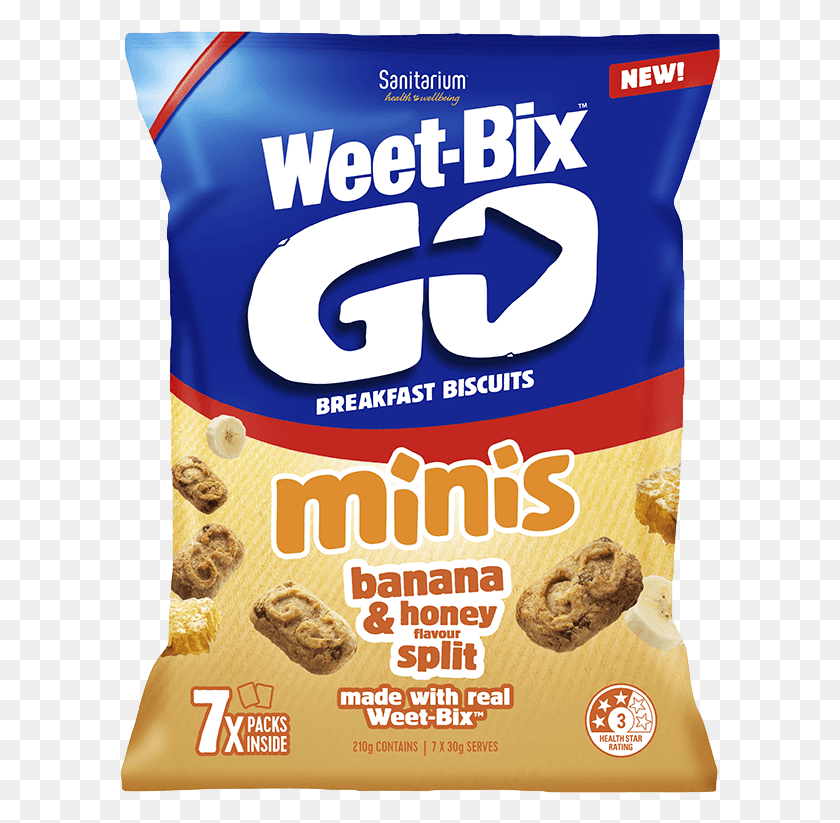 601x763 Weet Bix Go Minis Banana Amp Honey Flavour Split Weet Bix Go Breakfast Biscuits, Food, Plant, Snack HD PNG Download