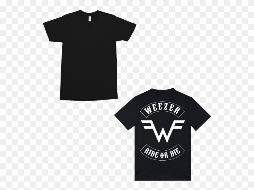 559x568 Weezer Is Now Selling A Ride Or Die Shirt Inspired Weezer Ride Or Die, Clothing, Apparel, T-shirt HD PNG Download