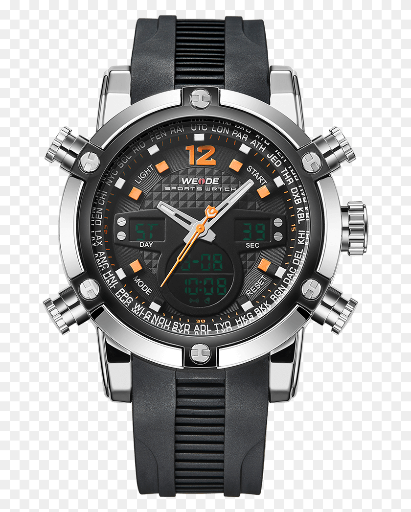 667x986 Descargar Png Weide Reloj Digital Impermeable Moda Popular Breitling Relojes, Reloj De Pulsera, Reloj Digital Hd Png