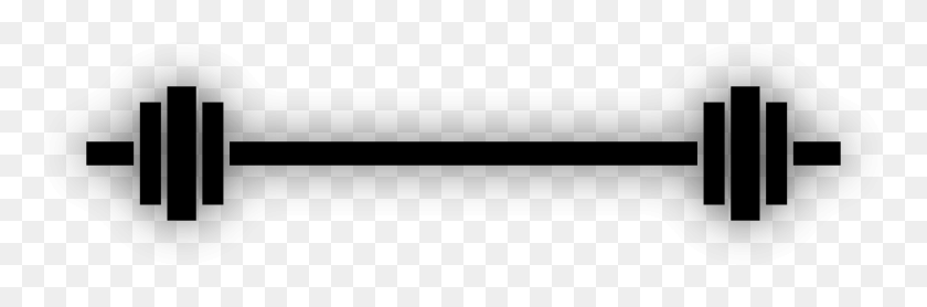 2400x671 Weight Black Barbell, Gray, World Of Warcraft HD PNG Download