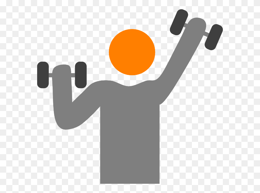 600x566 Weight Lifter Clip Art Gym Clipart Transparent Background, Hand, Crowd, Audience HD PNG Download